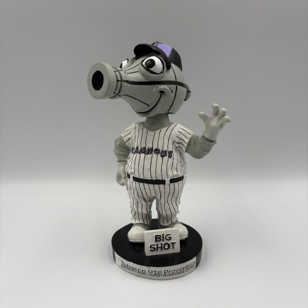 RARE HTF Vintage 2003 Potomac Cannons "Big Shot" Mascot Bobblehead SGA